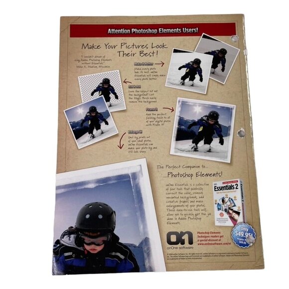 Adobe Photoshop Elements Techniques Magazine u Set Oct 2009 Actions - Picture 3 of 8